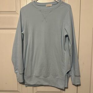 Light Blue Crewneck Sweatshirt